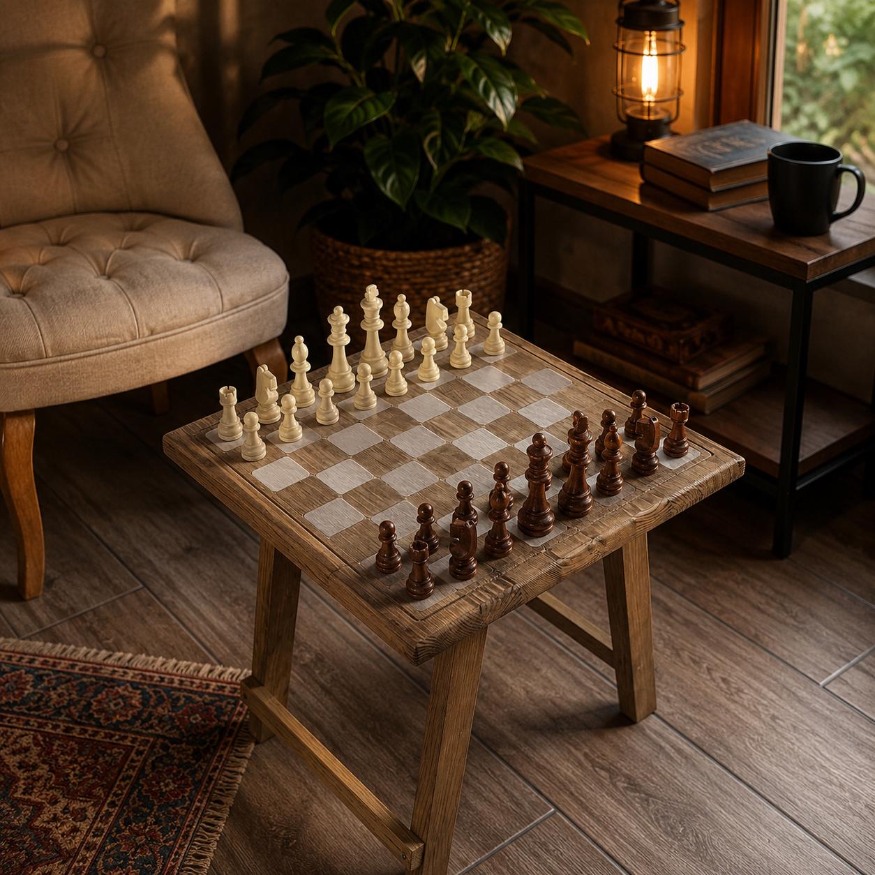 Chess side table - Etsy 日本