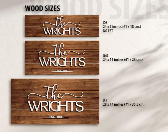 Custom Wood Sign, Personalized Family Name Sign, Last Name Pallet Sign, Wedding Gift, Home Wall Decor, Anniversary Gift, Housewarming Gift