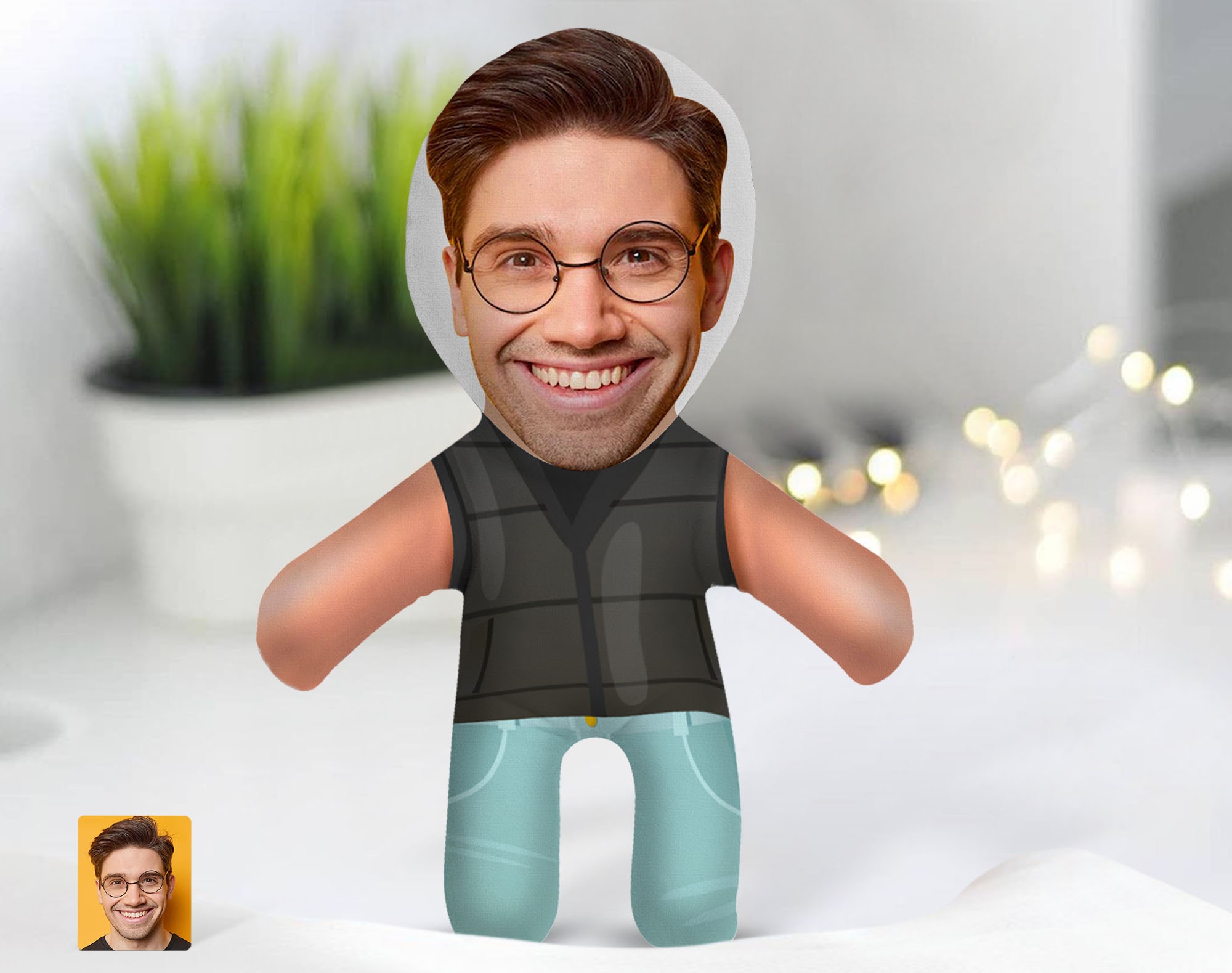 Personalized 3D Throw Face Pillow Customized Soft Face Etsy