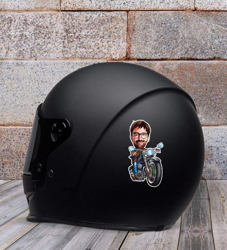 Custom Made Cartoon Design Motorcycle Chopper Sticker Vinyl | Etsy