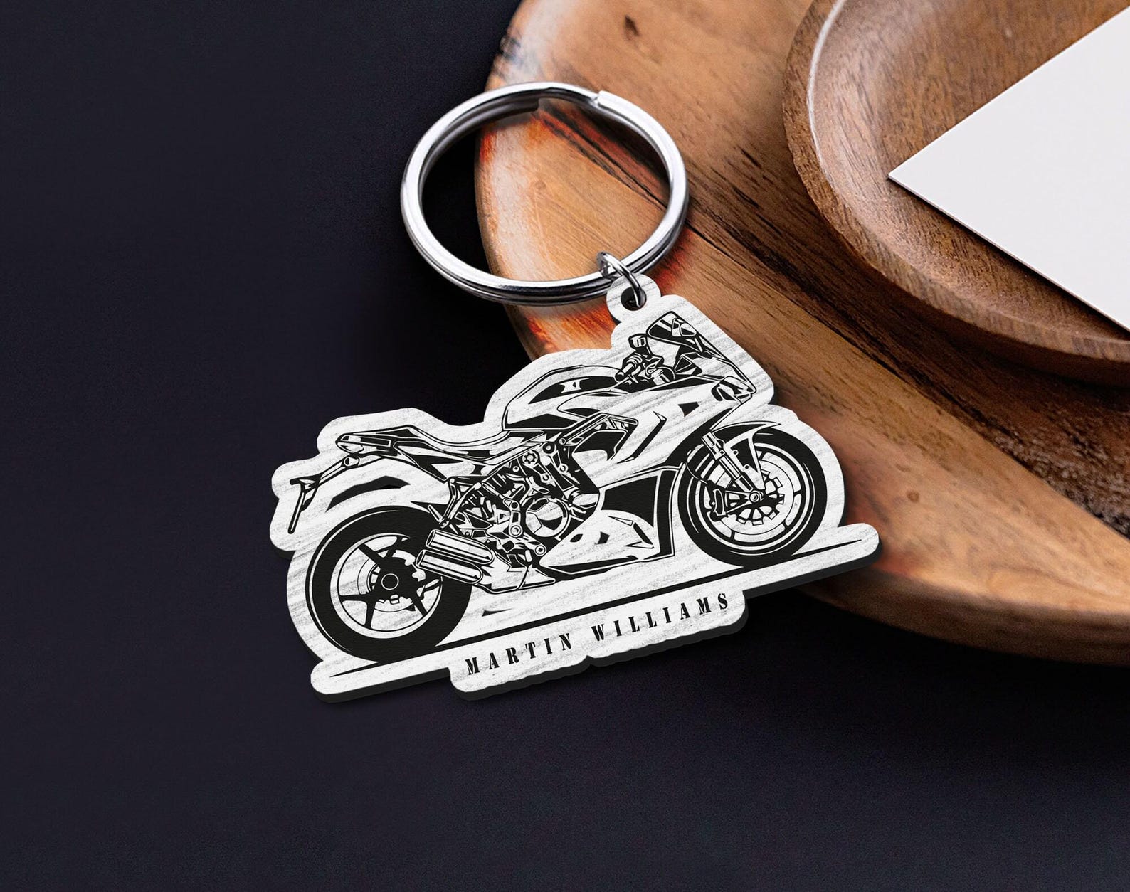 Motorcycle Usb Keychain Personalized Motorcyclist Keychain, Motorcycle Keyring, Best Gift for ...