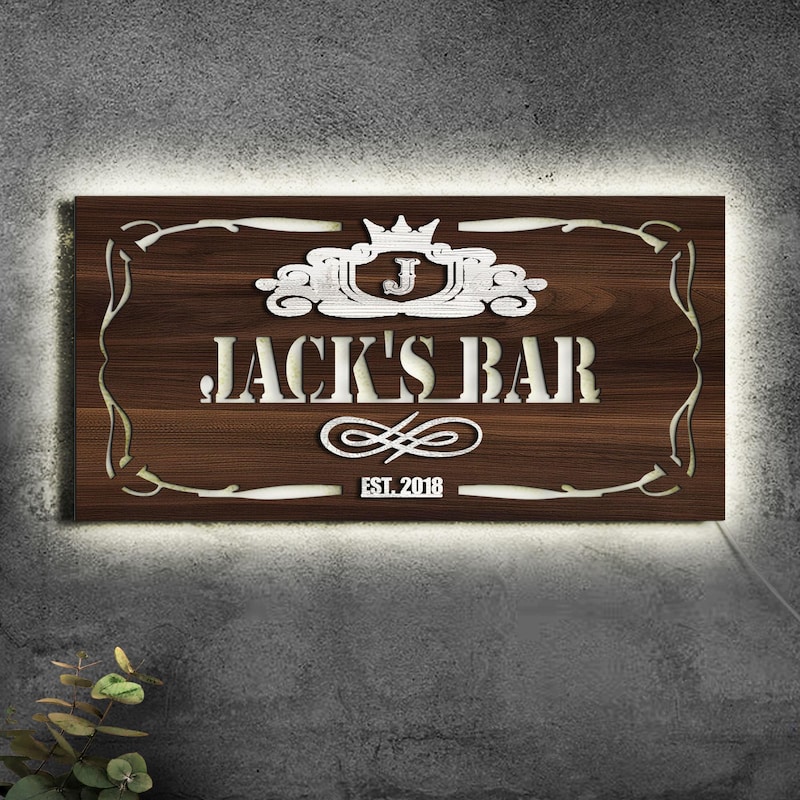 Led Cut Out Business Sign - Etsy