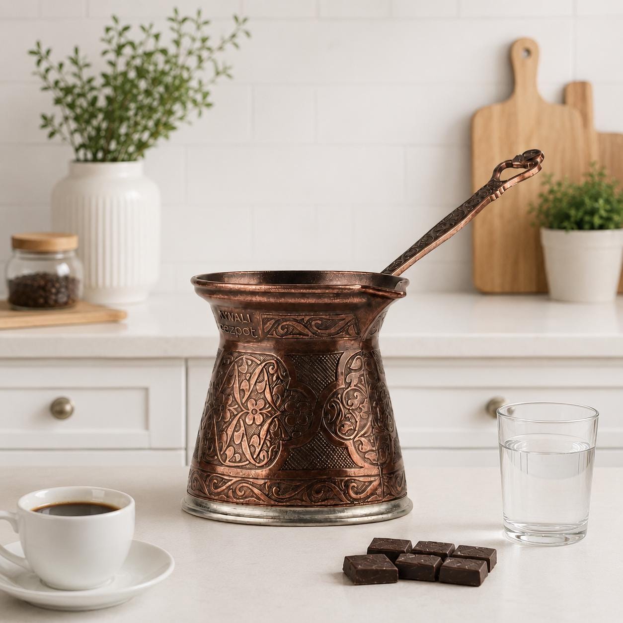 Turkish coffee pot induction copper - Etsy 日本