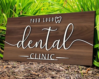 Personalized Wooden Logo Sign, Wooden Sign,  Custom Wood Office Sign, Business Commerical Signage, Shop Logo Sign, Laser Cut Logo Sign