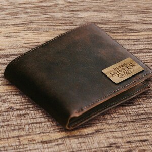 Portefeuille personnalisé en plaque de bois, portefeuille pour homme, portefeuille gravé, cadeau fête des pères pour les pères, portefeuille en cuir, portefeuille personnalisé, cadeau pour homme