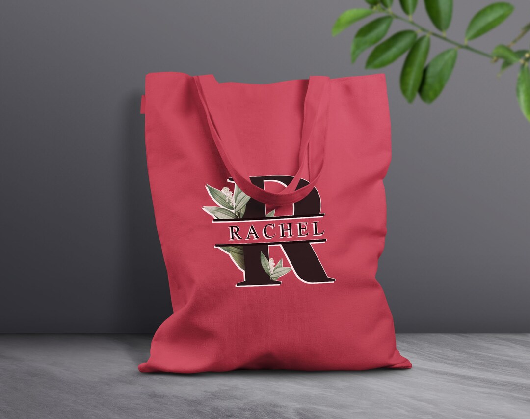 Custom Canvas Tote Bag, Print Canvas Shoulder Bag, Personalized Tote