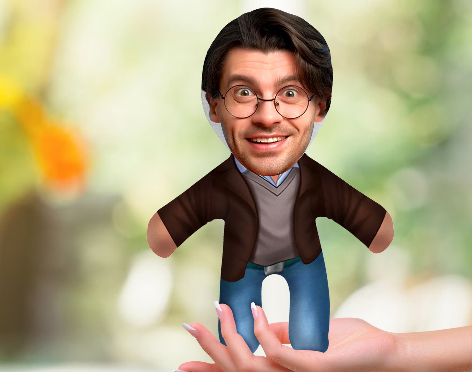 Personalized 3D Throw Face Pillow Customized Soft Face Etsy