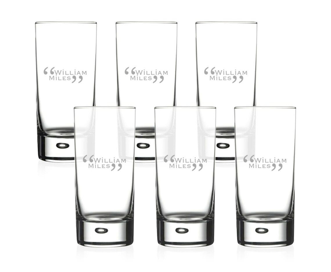 Personalized 6 Pcs Tequila Shot Glasses and Large Tequila Etsy
