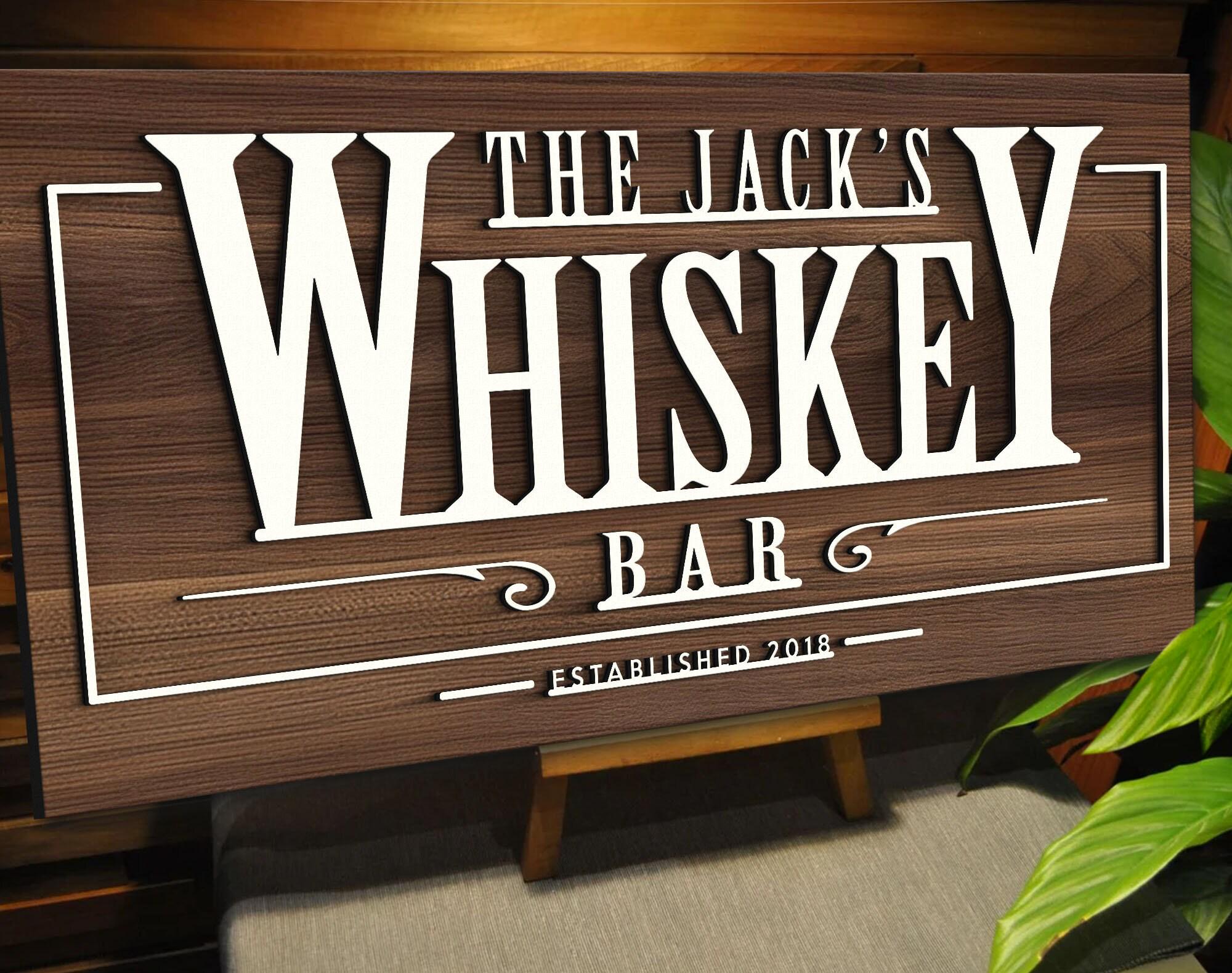 Personalized Bar Sign Wooden Sign Gift Custom Wood Sign Personalized ...