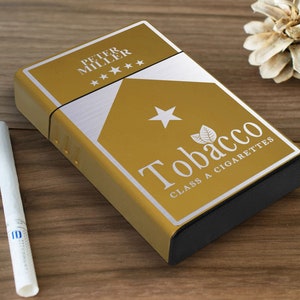 Personalized Cigarette Holder, Cigarette Case Gift for Smoker, Custom Cigarette Box, Metal Cigarette Case, Gift for Dad, Gift for Him, Wedding Gift, housewarming gift,  anniversary gift, fathers day gift, gift for her, gift for mom, mothers day gift