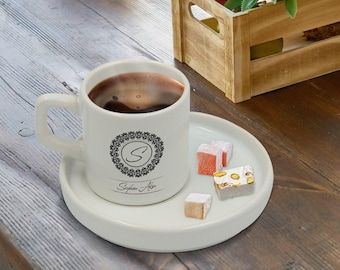 Aangepaste espressokop, gepersonaliseerde espressomok, cadeaus voor hem, cadeaus voor haar, gepersonaliseerd cadeau, cadeaus voor koffieliefhebbers, mokken