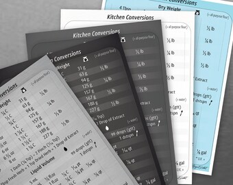 Metric Conversion for Baking - Etsy