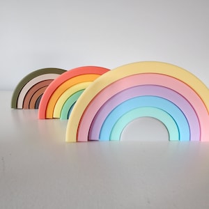 Rainbow Mini Silicone Stacker