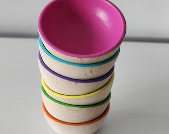 Pastel Stacking + Sorting Bowls