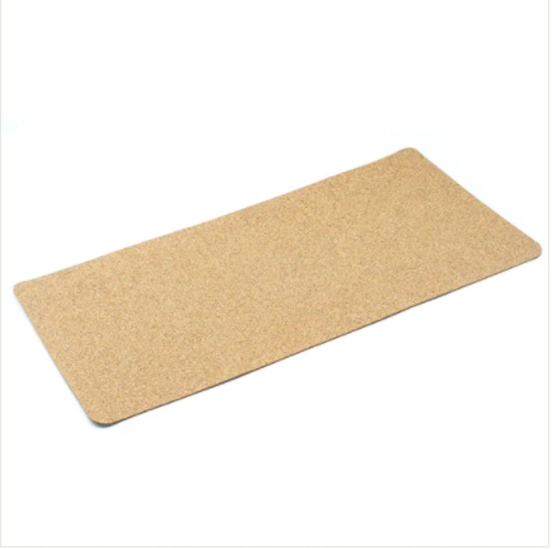 Handmade Cork Leather Desk Mat Etsy