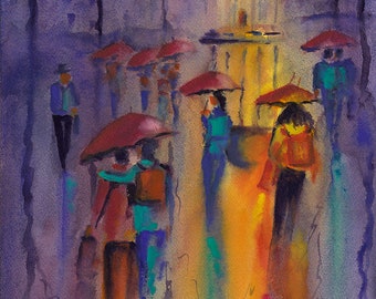 UNC Chapel Hill Old Well Watercolor Painting, Graduation Gift
