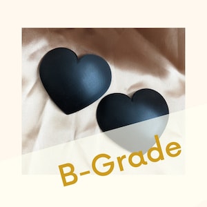 Heart B-Grade Pastie Bases - DIY -Burlesque Pasties