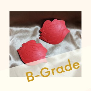 Rose B-Grade Pastie Bases - DIY -Burlesque Pasties