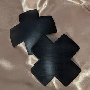 Crisscross X Pastie Bases - 1 pair - Pick a color - Multiple sizes - Burlesque DIY