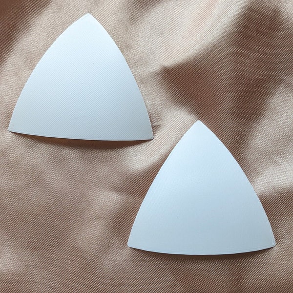 Rounded Triangle Pastie Bases - 1 pair - Pick a color - Multiple sizes - Burlesque DIY