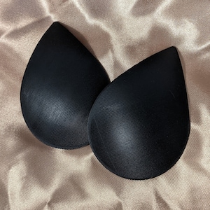 Teardrop Pastie Bases - 1 pair - Pick a color - Multiple sizes - Burlesque DIY