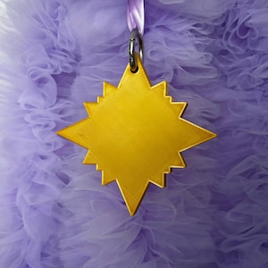 Starburst Boa Pendant - Boa Dangle - 1 pair