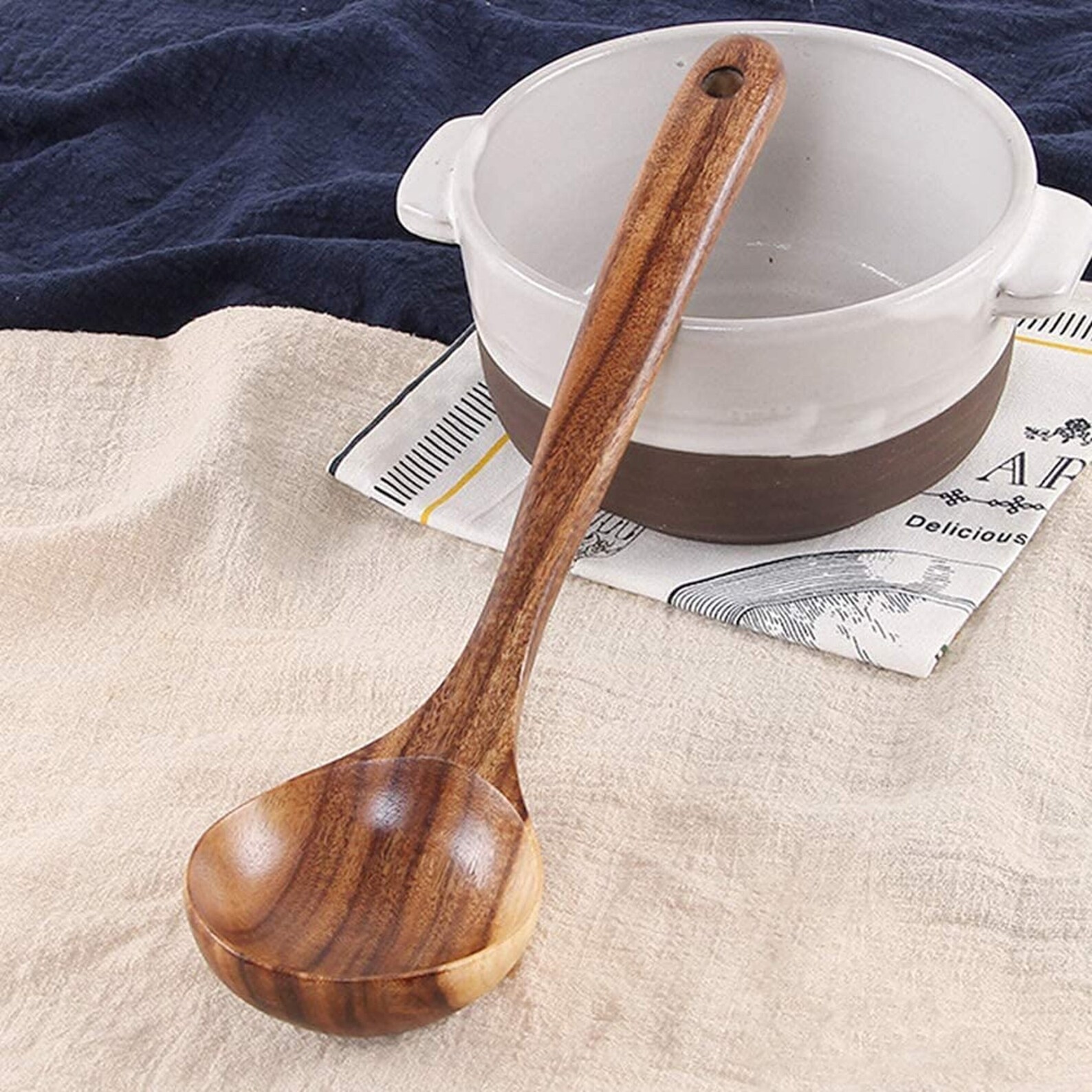 Set 56 pcs Best Wooden Kitchen Utensils Non Stick Cooking Etsy