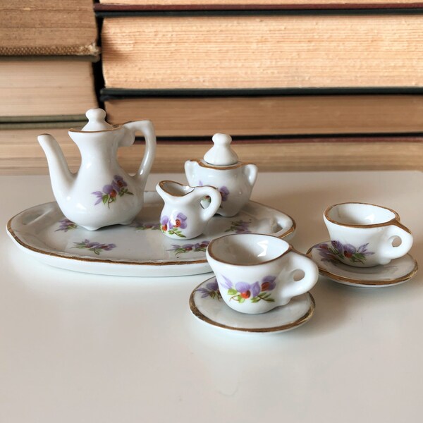 Tiny Tea Set Etsy