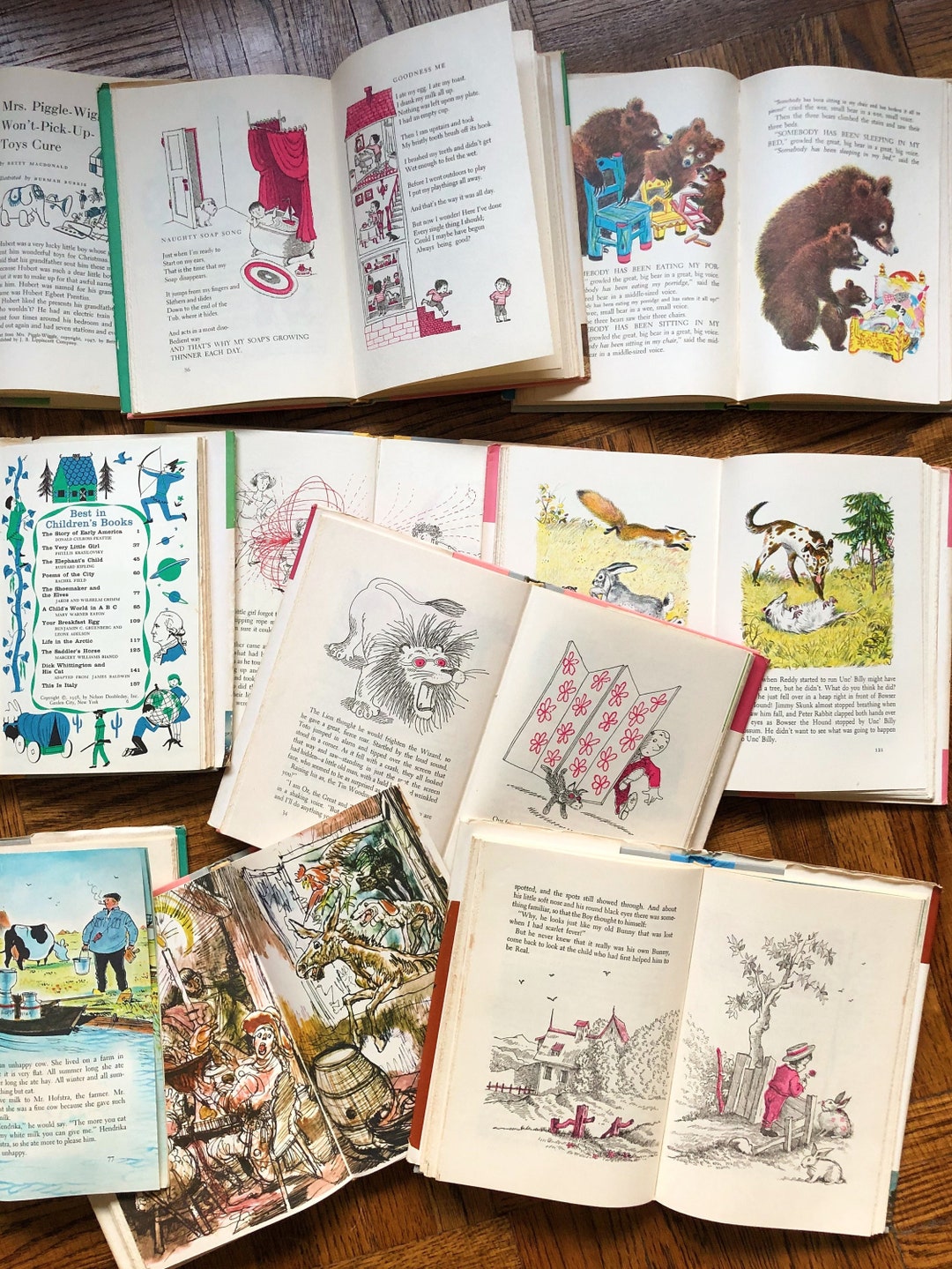 1959 Best in Children's Book rare Books Etsy