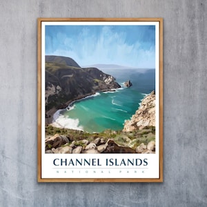 Channel Islands National Park National Park Poster Travel Poster National Park Art United States Poster California Travel Poster
