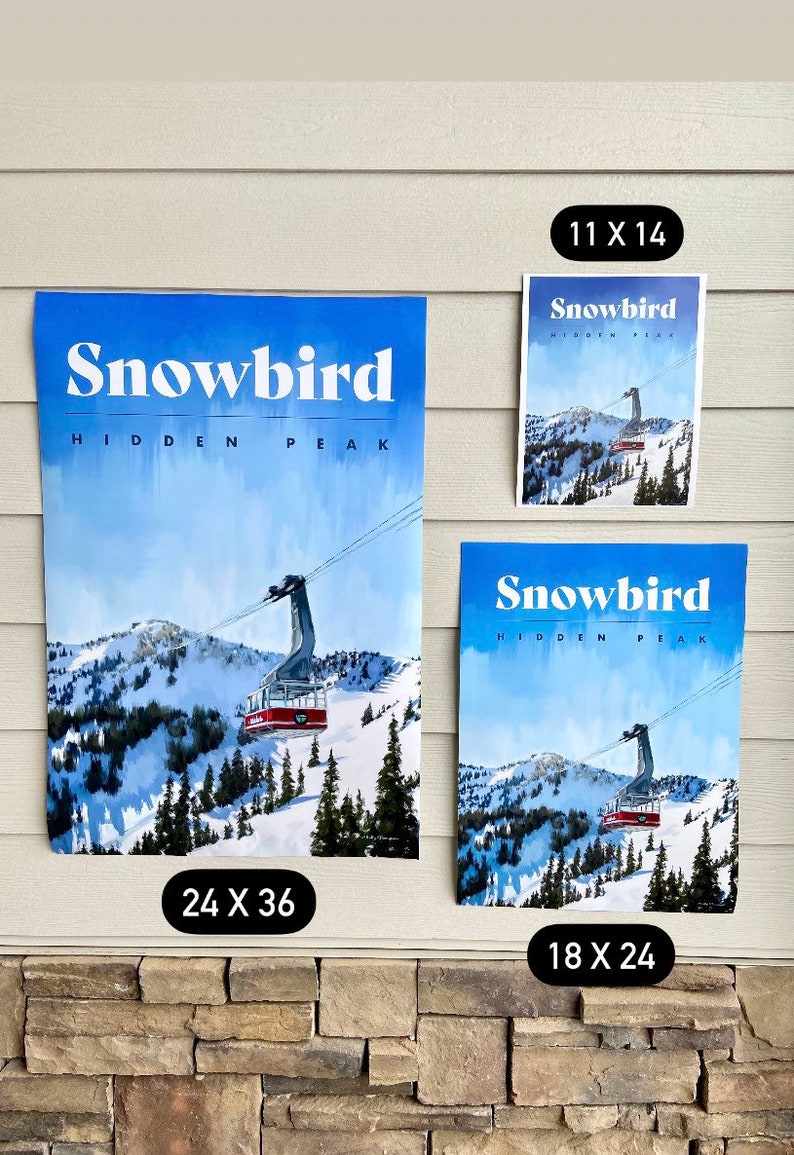 Telluride Poster - BIG -colorado Ski Poster - Colorado Travel Poster ...