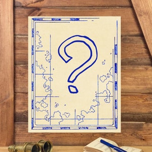Commission Carte | Dessinés à la main par cryptocartographie | Carte personnalisée de n'importe où dans le monde ou d'ailleurs !