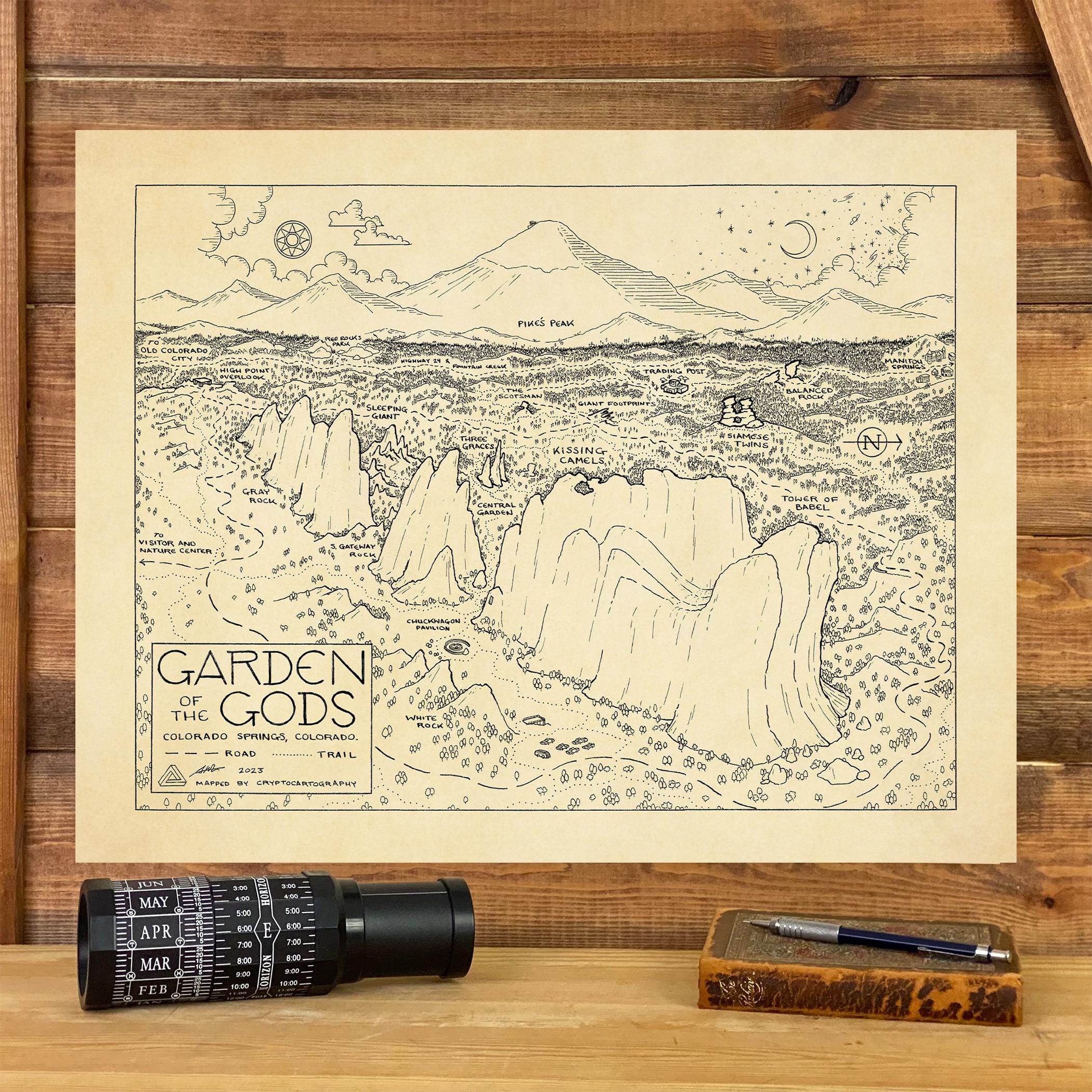 Commission Map | Hand-drawn by Cryptocartography | Custom Map of ...
