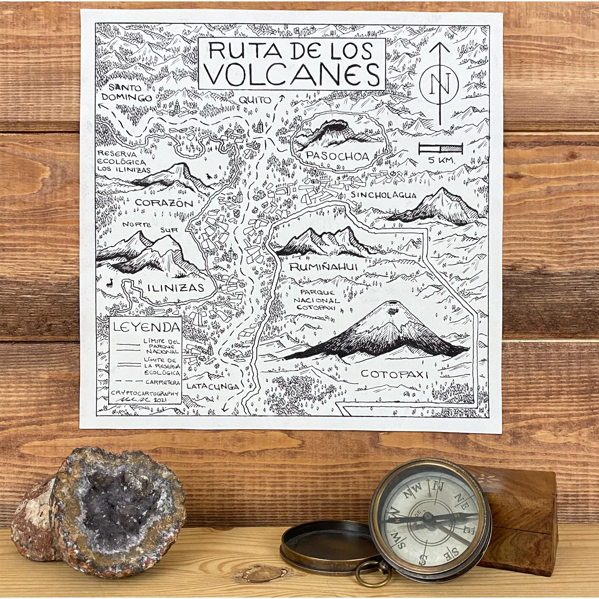 Commission Map | Hand-drawn by Cryptocartography | Custom Map of ...