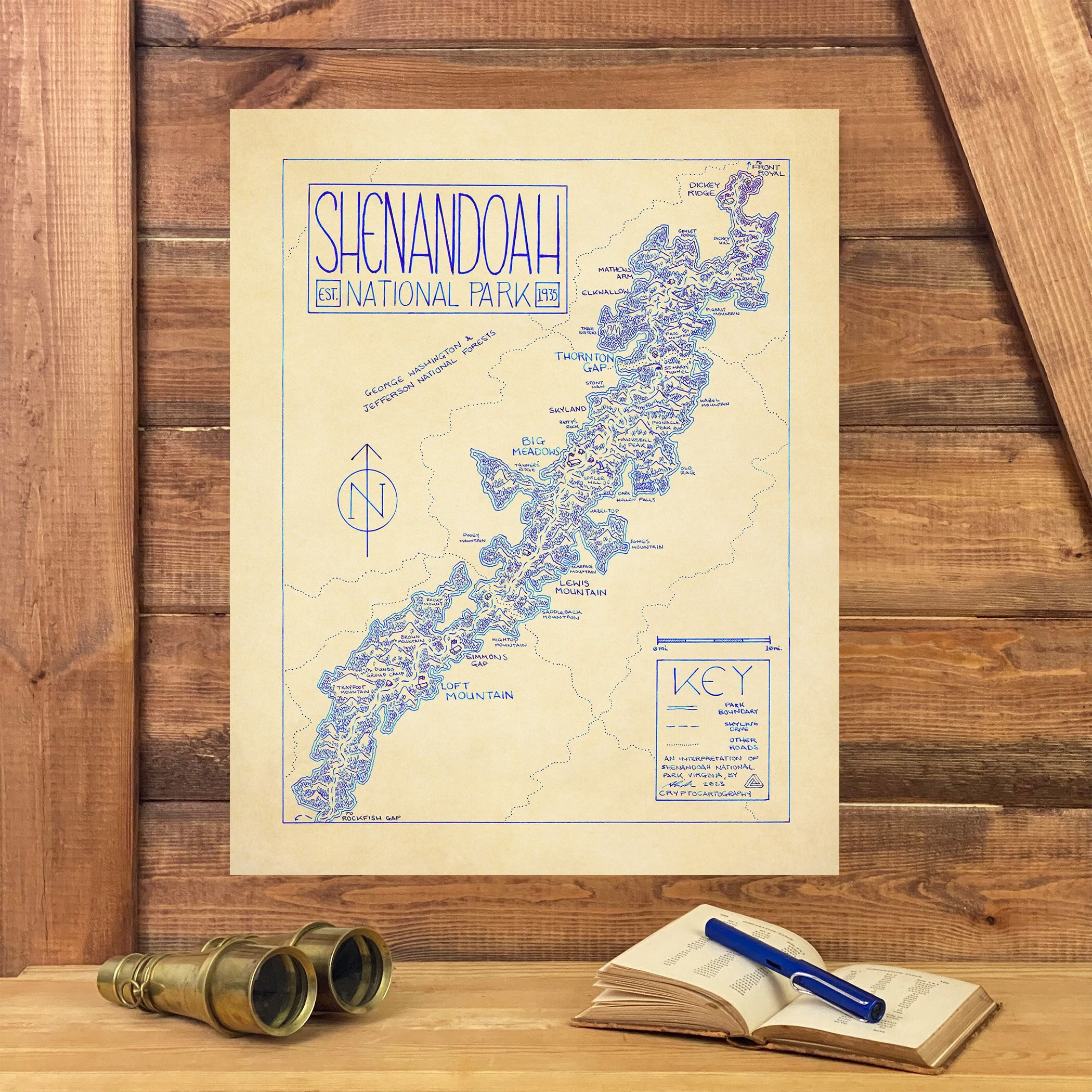 Shenandoah Poster - Etsy