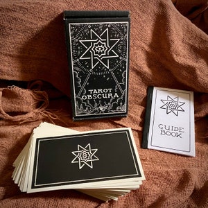 The Tarot Obscura Complete Tarot Deck With 78 Cards, Guidebook, and Box ...