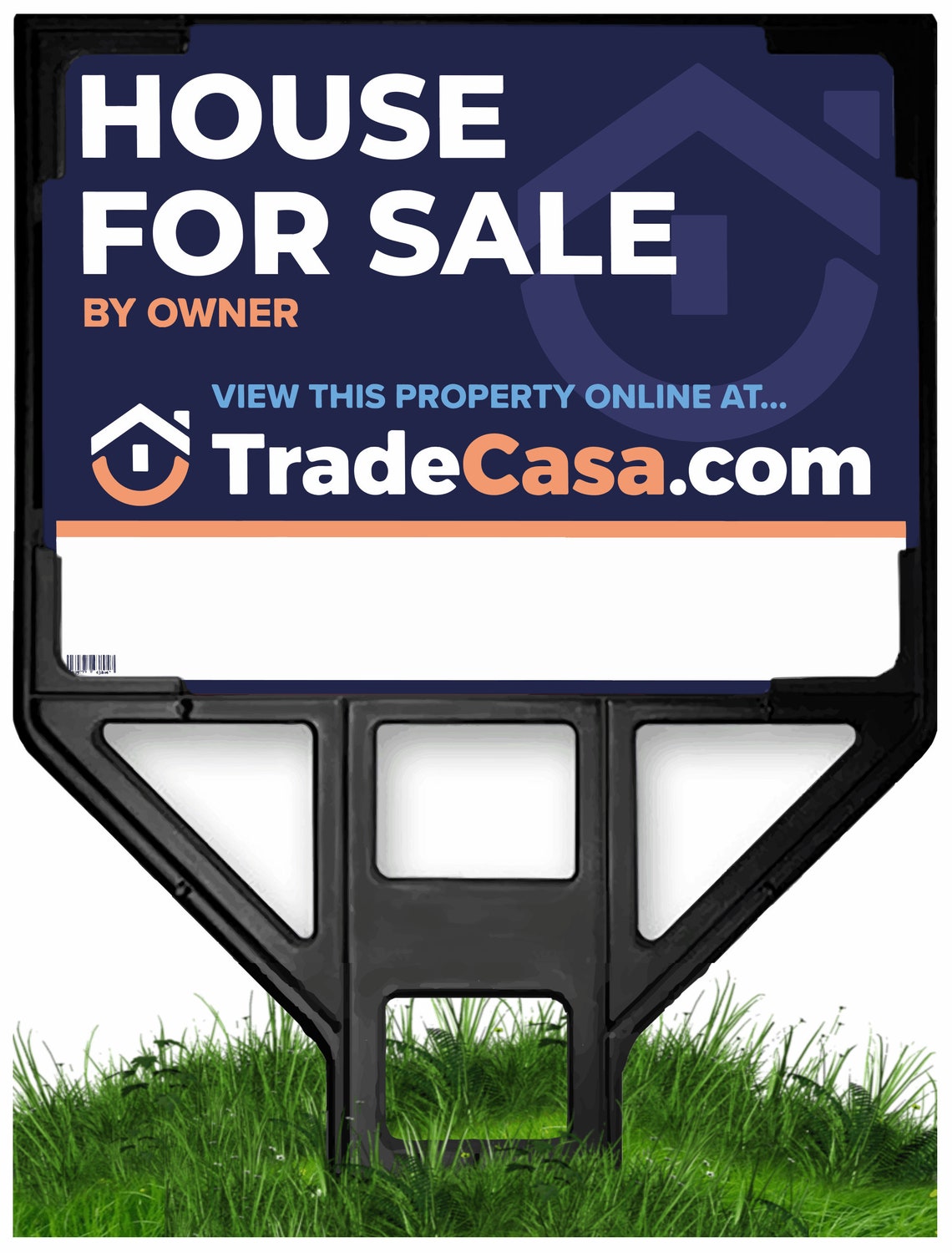Large House For Sale By Owner Yard Sign & Premium Sign Frame Etsy