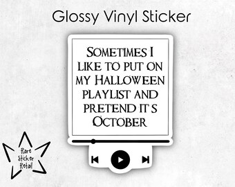 Halloween Die Cut Sticker