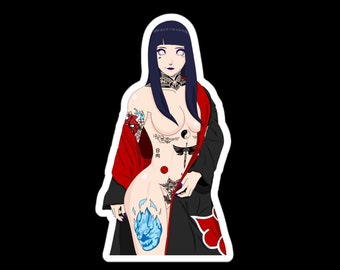 Tattooed Anime Waifu Ecchi, Sexy, Lewd, Fetish Stickers Waterproof/Uv Proof