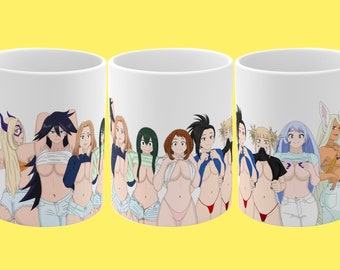 Ecchi Sexy Anime Waifu Flashing Ceramic Mug 11oz