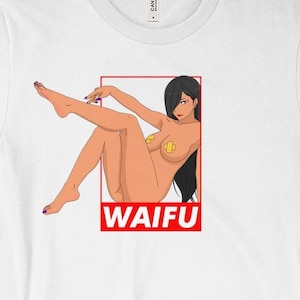 Tanned Anime Waifu Ecchi, Sexy, Lewd, Fetish T-Shirts