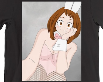 Anime Waifu Bunny Girl Ecchi, Sexy, Lewd, Fetish T-Shirts