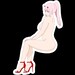 Anime Waifu In Heels Feet Fetish, Ecchi, Sexy, Lewd, Kiss Cut Stickers 4” Weather/Water Proof 