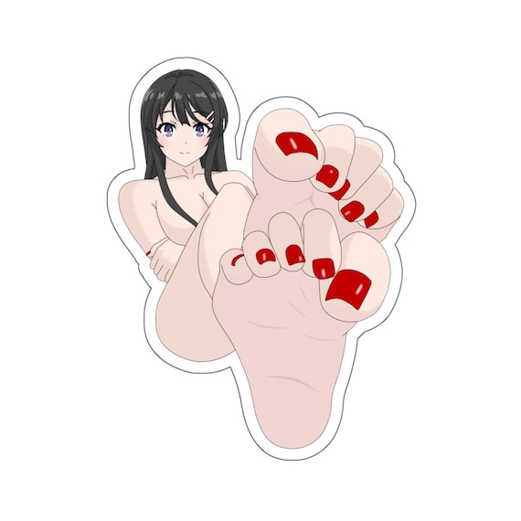 New Zealand Feet Porn - Anime Waifu Feet Fetish Ecchi Sexy Lewd Kiss Cut Stickers - Etsy New Zealand