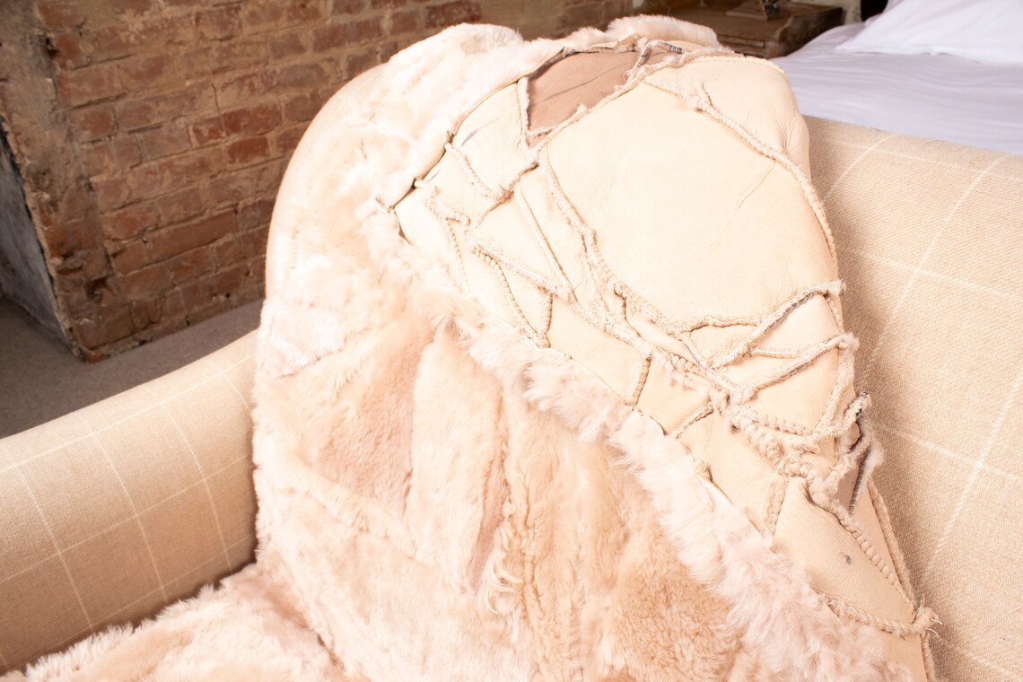 Genuine Merino Sheepskin Throw/blanket Etsy