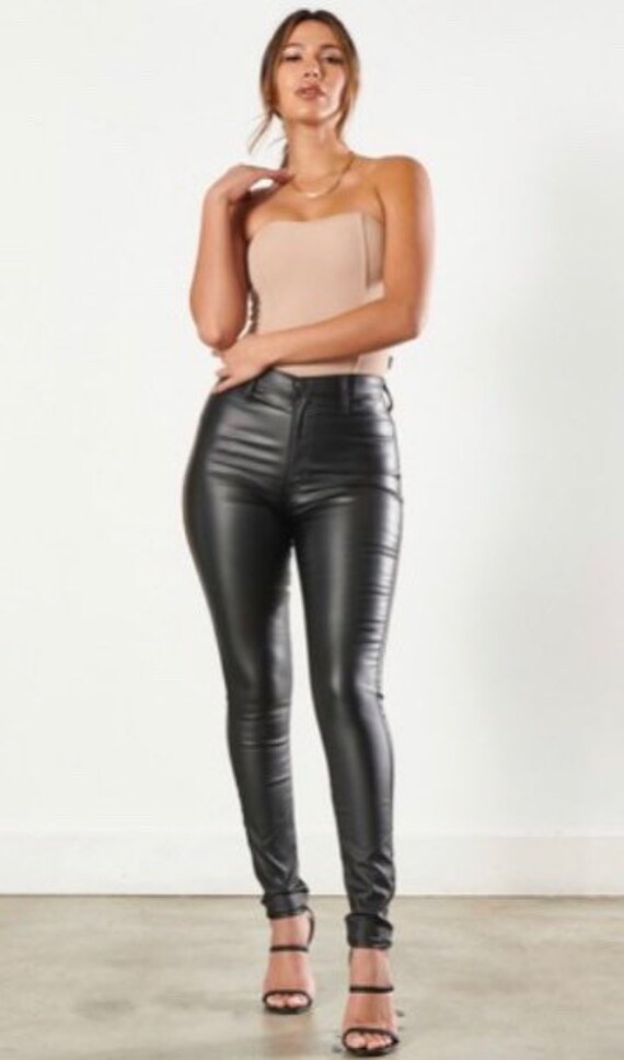 Womens Leather Pants With Pockets