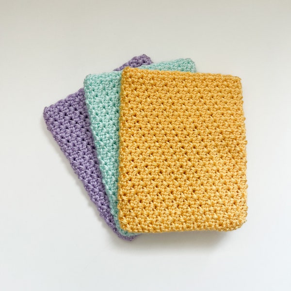 Crochet E-Reader Sleeve | Kindle | Nook | Spring Colors | Bookish | Trendy | BookTok | Books