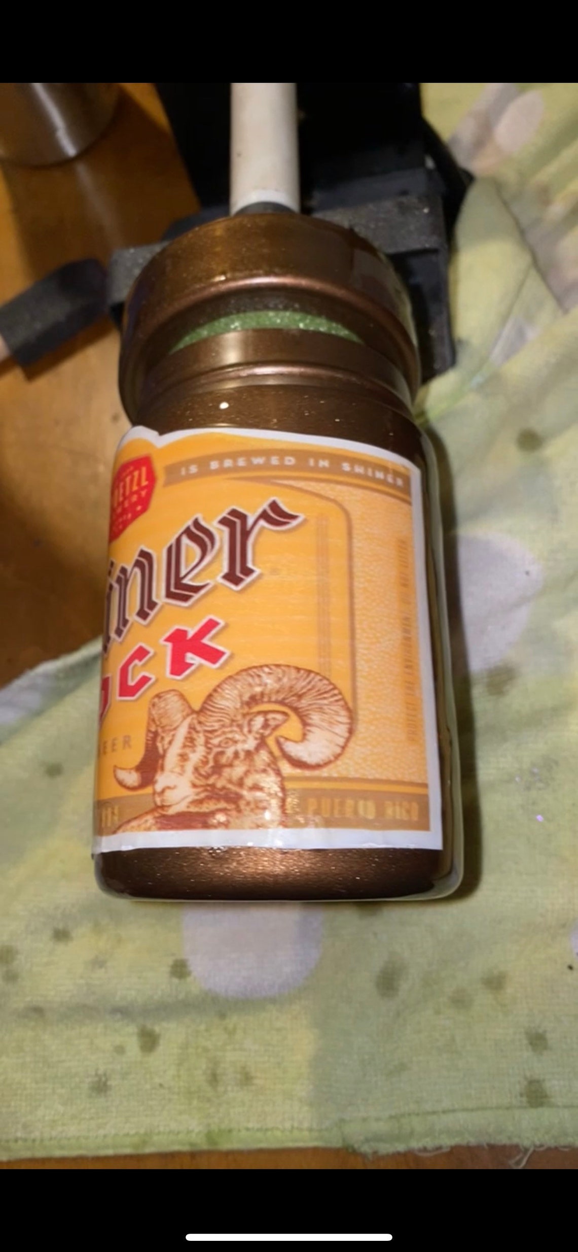 Shiner bock can cooler Etsy