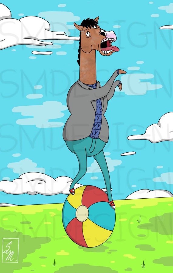 Bojack horse James Baxter from adventure time print