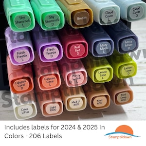End Cap Stickers for Stampin' Blends